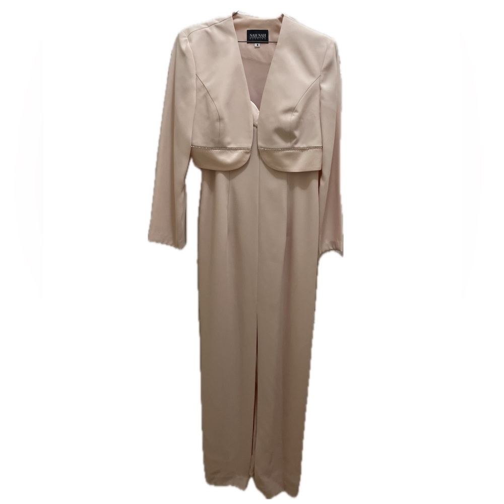 NAH NAH Blush Pink Evening Gown Size 6 Perfect Mother-of-the-Bride Dress
